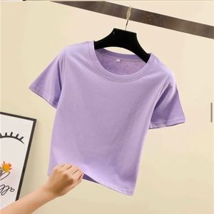 Lavender Purple Crop Top
